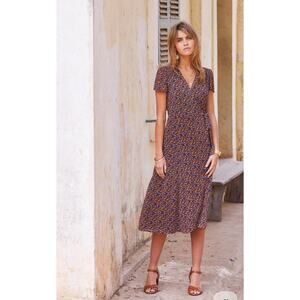 Sézane - Amber wrap midi dress